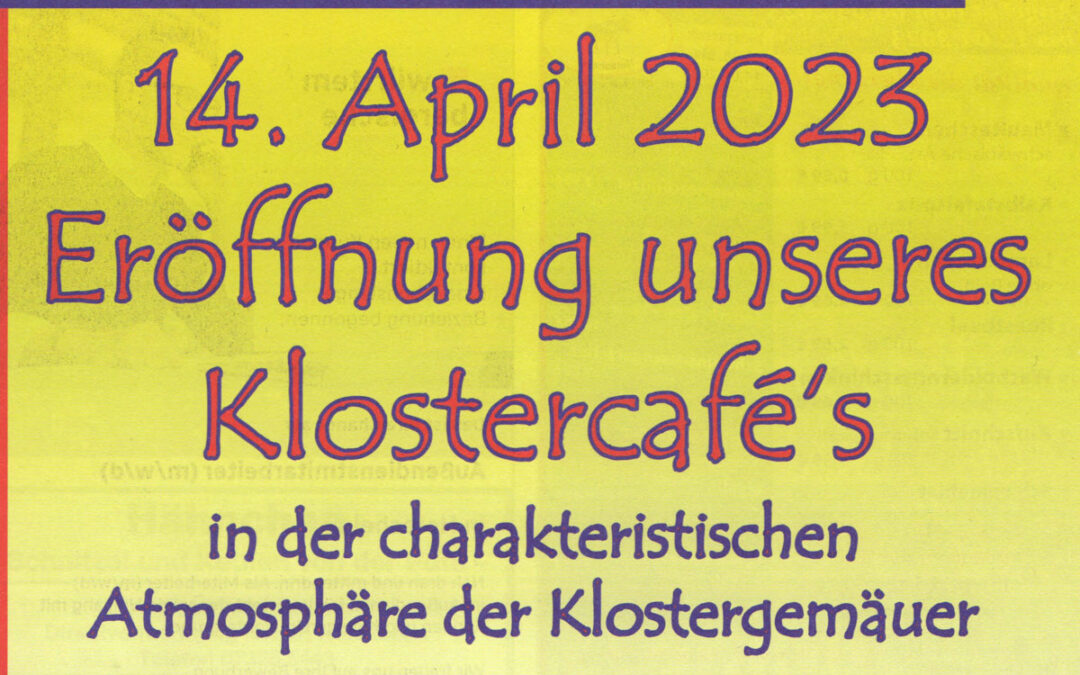 Klostergut Neresheim | Eröffnung Klostercafé