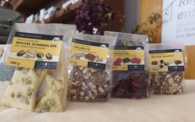 Jetzt neu: Feine Schokoladen von SAMOCCA